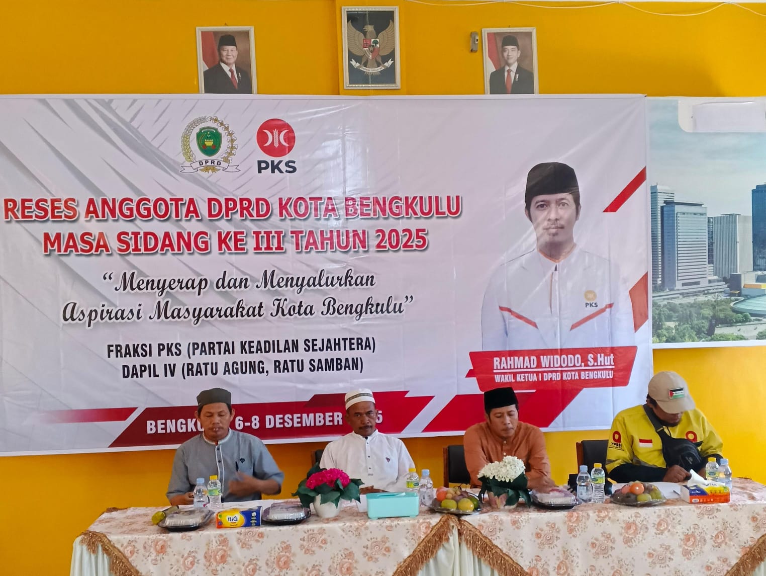 Reses Rahmad Widodo: Infrastruktur dan PDAM Jadi Aspirasi Utama Warga Bengkulu