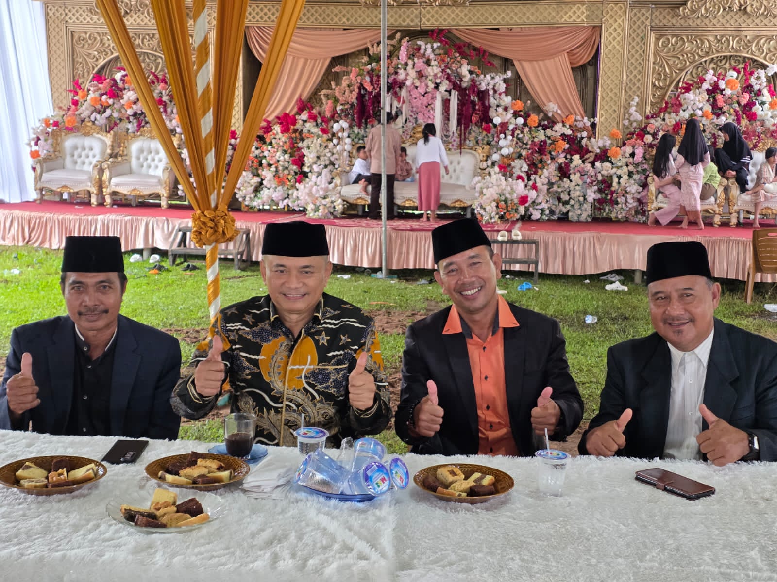 Ketua MPW Pemuda Pancasila Bengkulu Hadiri Akad Nikah Putri Ketua PAC Ratu Samban