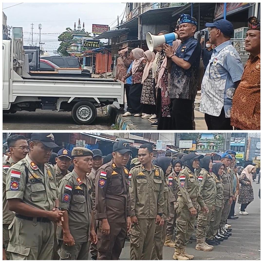 Pemkot Bengkulu Gelar Apel Gabungan Penataan dan Relokasi PKL ke PTM