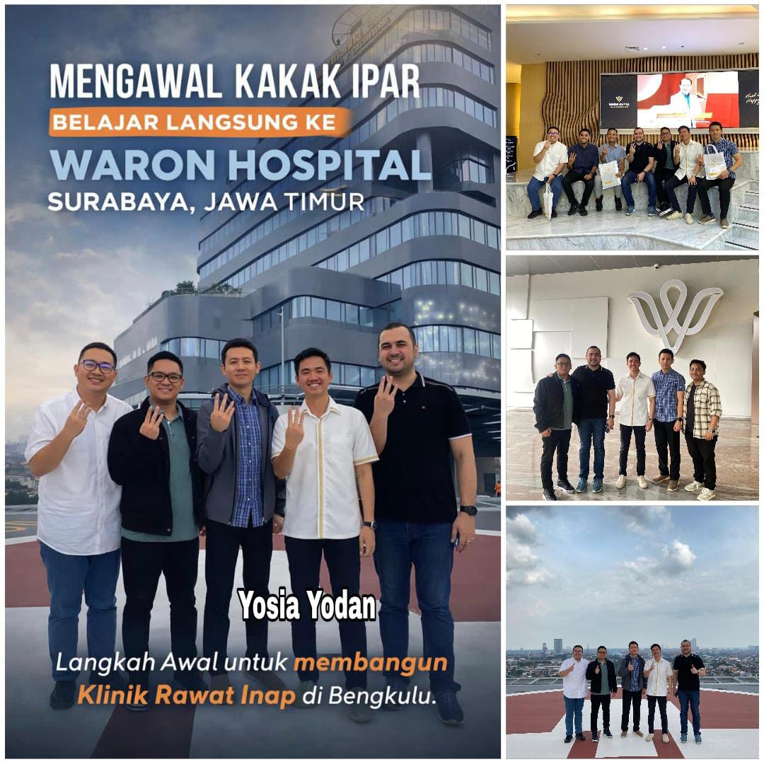 Mengawal Kakak Ipar, Yosia Yodan Studi Tiru ke Waron Hospital Surabaya Jawa Timur