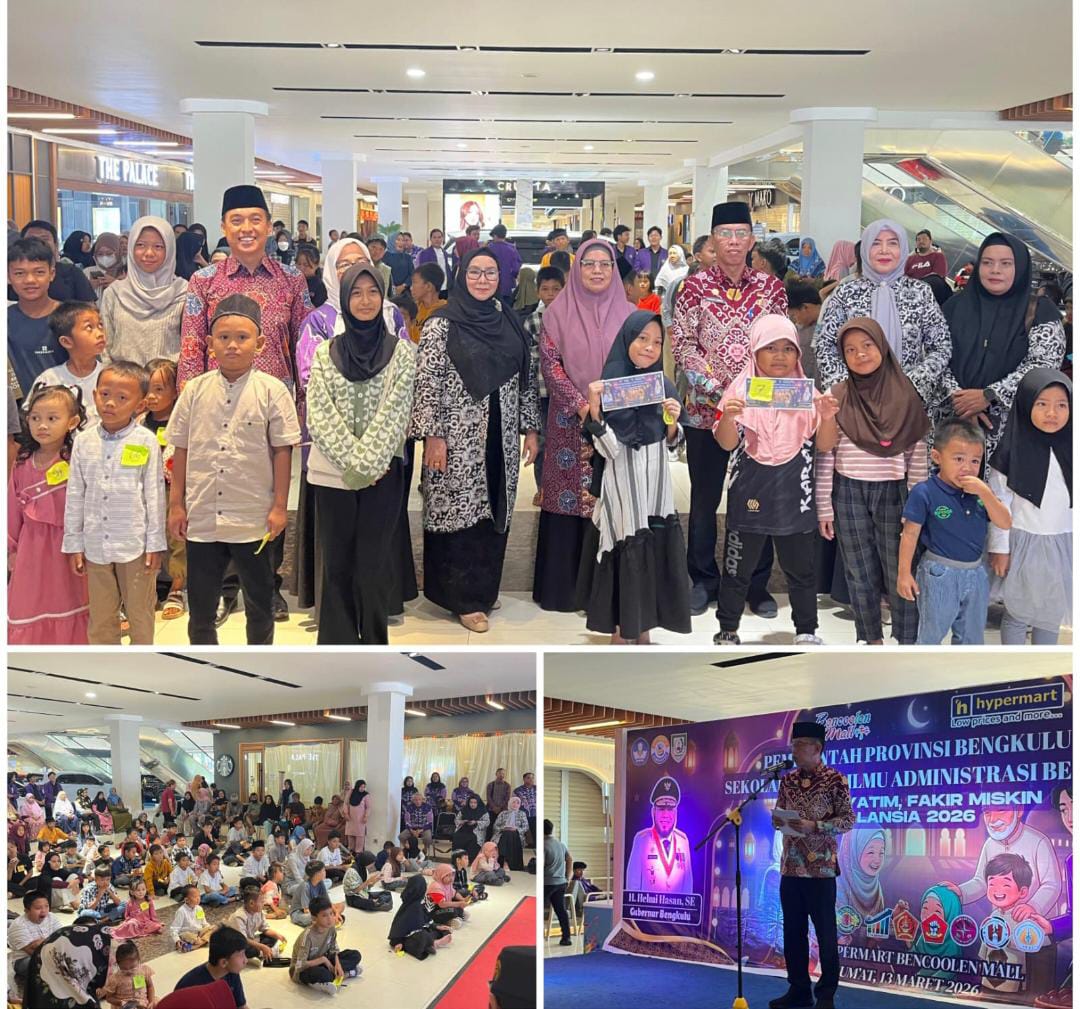 STIA Bengkulu Ajak Anak Yatim dan Lansia Belanja Persiapan Lebaran di Bencoolen Mall