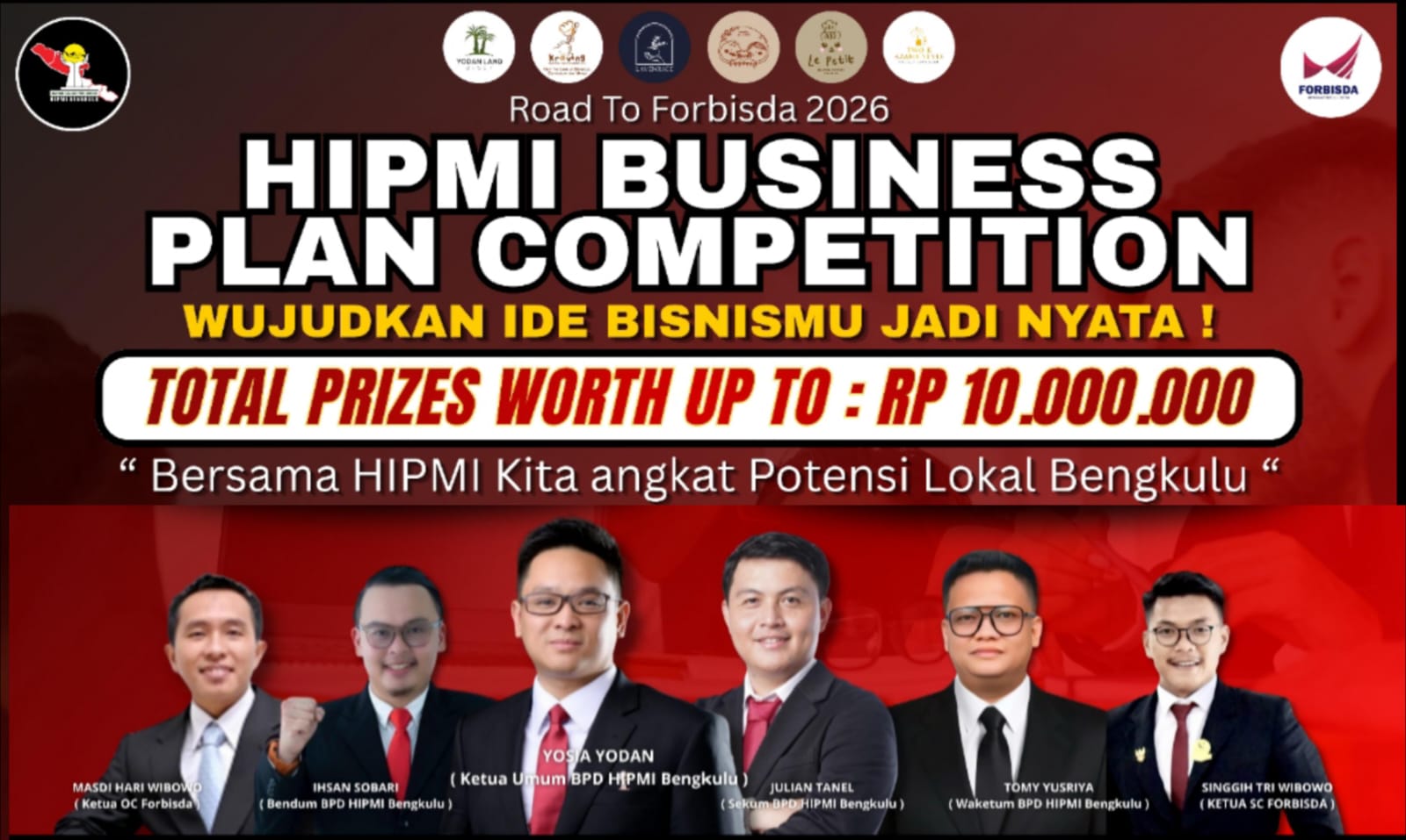 HIPMI Bengkulu Gelar Business Plan Competition 2026, Dorong Ide Bisnis Lokal Jadi Nyata