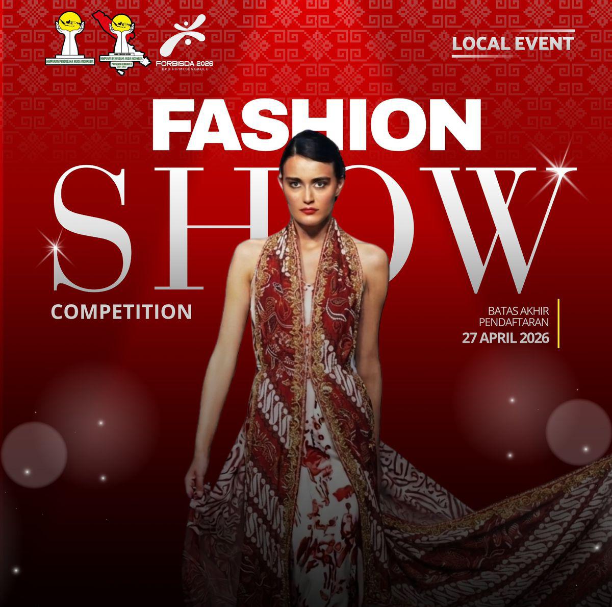 BPD HIPMI Bengkulu Gelar Lomba Fashion Show Anak Bertema Batik Besurek Mendunia