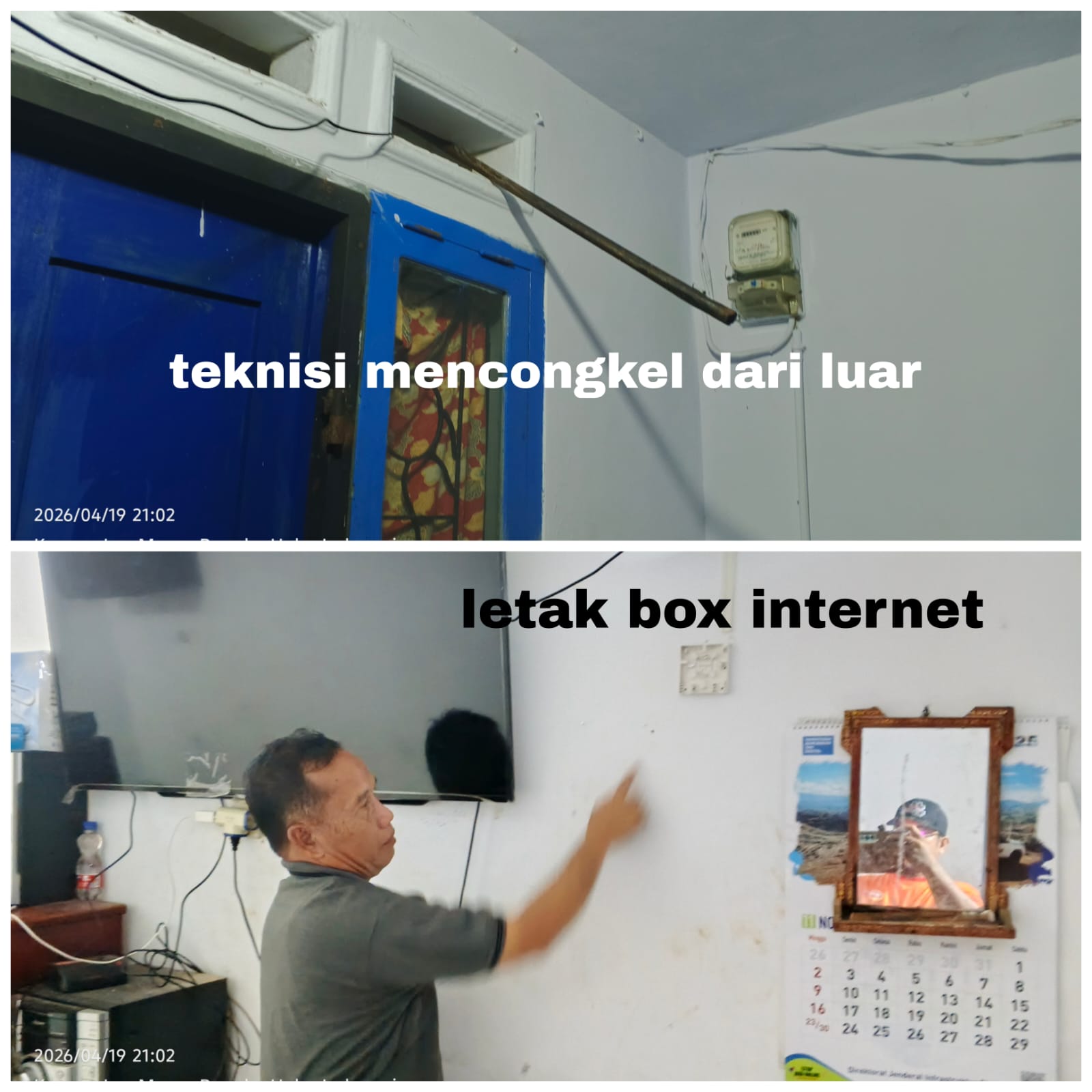 Teknisi Indosat Diduga Bobol Rumah Warga, Box Internet Diambil Paksa Saat Kosong!