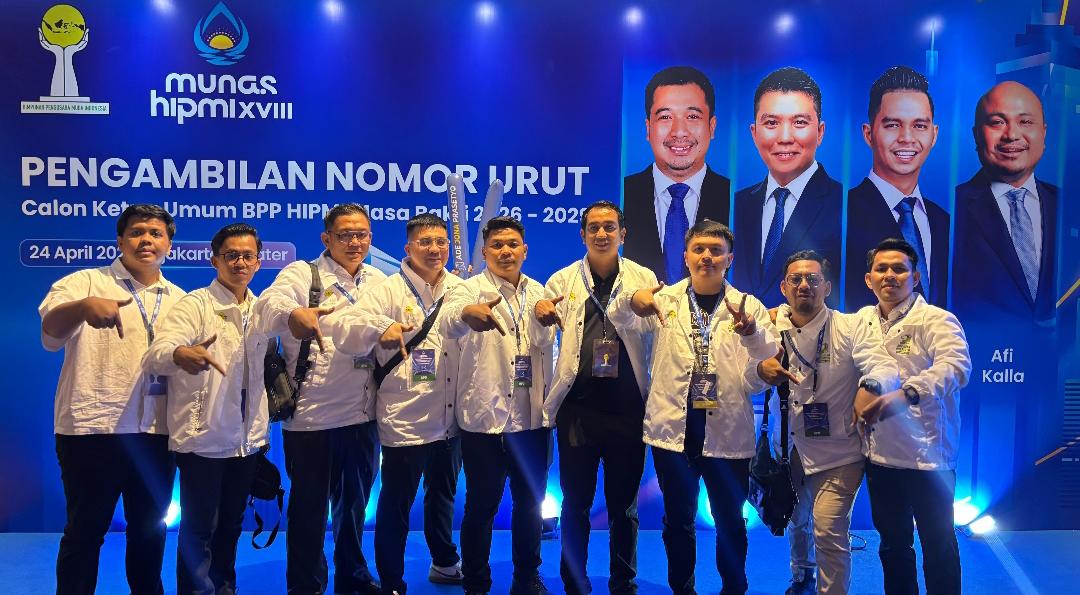 BPD HIPMI Bengkulu Solid Dukung Ade Jona Prasetyo di Munas HIPMI 2026