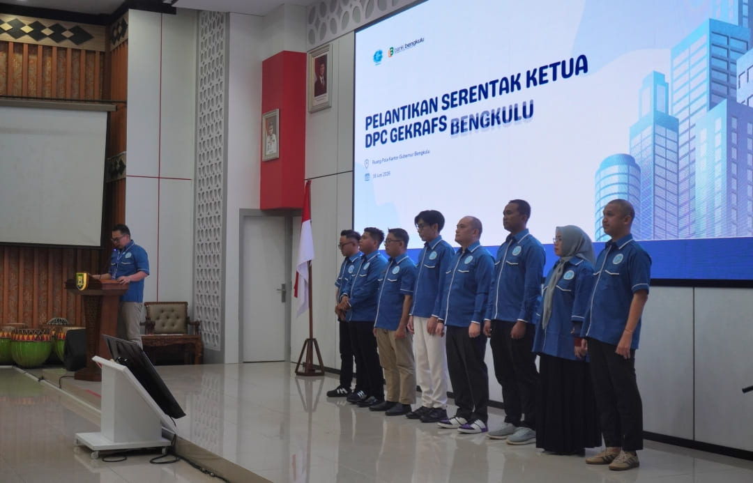 Ihsan Sobari: Pelantikan DPC GEKRAFS se-Bengkulu Perkuat Gerakan Ekonomi Kreatif hingga Daerah