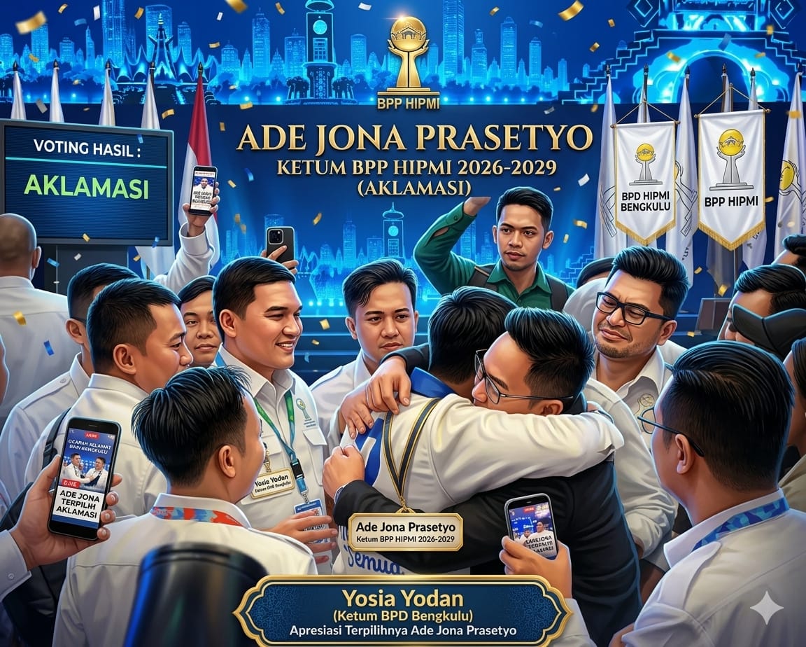 Yosia Yodan Apresiasi Terpilihnya Ade Jona Prasetyo sebagai Ketum BPP HIPMI 2026–2029 Secara Aklamasi