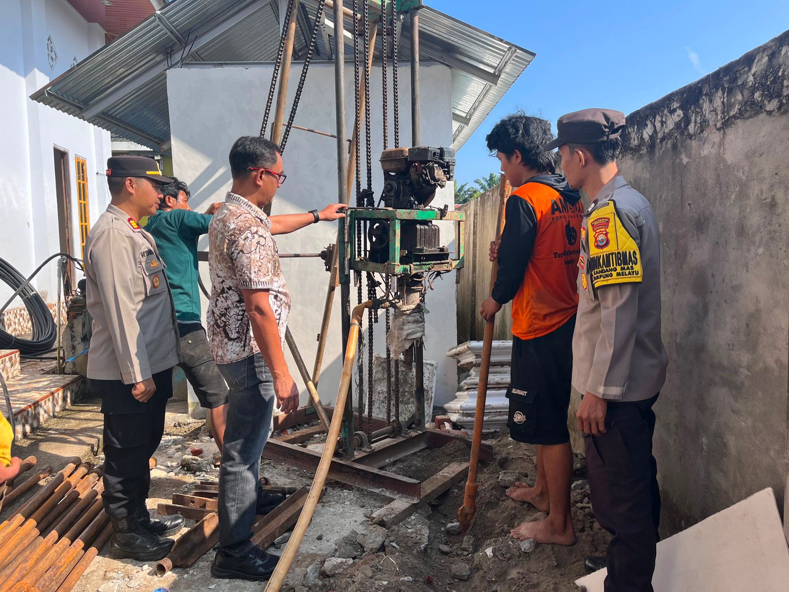Sambut Hari Bhayangkara ke-80, Polda Bengkulu Bangun Sumur Bor untuk Warga Kampung Melayu