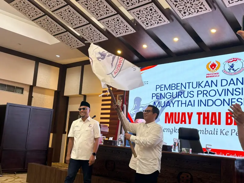 Ade Mahfud Terpilih Aklamasi Pimpin Muaythai Indonesia Bengkulu Periode 2026–2030
